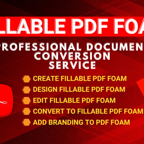 Alternative view of Convert your document into a fillable pdf, editable pdf