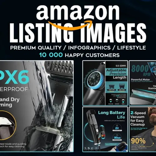 Design amazon product listing images