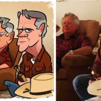 Draw a caricature of you a friend or a loved one