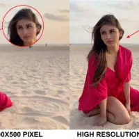 Convert low resolution photo to high quality 300 dpi