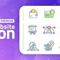 Design premium icon pack for website and app