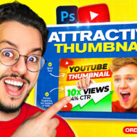 Design amazing youtube thumbnail that attract viewers