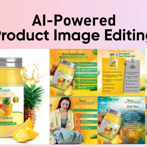 Our agency will do ai product image editing for amazon, ecommerce brands