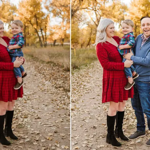 Add deceased loved one to photo