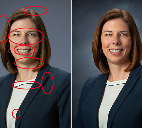 Alternative view of Do natural portrait retouching and photo editing