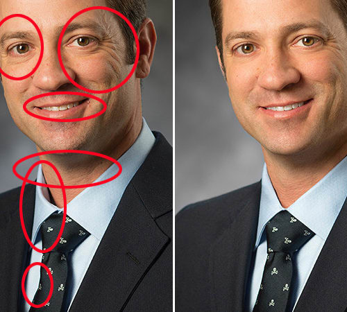 Do natural portrait retouching and photo editing