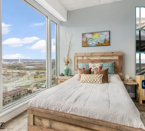 Do real estate photo hand blending hdr flambient